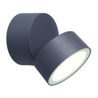 Mat zwarte verstelbare helder witte LED (4000K) gevelverlichting Lutec Trumpet - thumbnail
