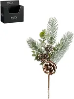 Mica Decorations kunsttak den 25cm groen - thumbnail