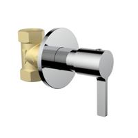 Stopkraan Best Design Lino Inbouw tbv Bidetcloset Chroom - thumbnail