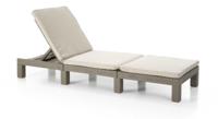 Daytona sunlounger cappucino - thumbnail