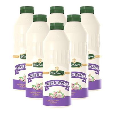 Oliehoorn - Knoflooksaus - 6x 900ml