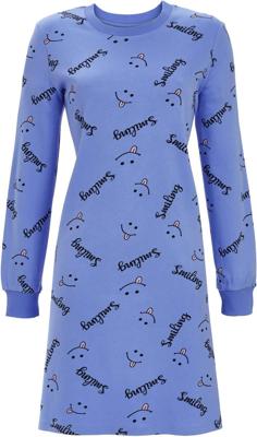 Warm katoenen smiley nachthemd