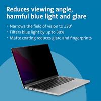 Kensington MagPro™ Elite Privacy Filter Privacyfolie MacBook 40,6 cm (16) Beeldverhouding: 16:10 K58371WW Apple MacBook Pro 16 (M1, 2021), MacBook Pro 16 (M2, - thumbnail