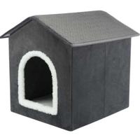 Trixie hondenmand / kattenmand huis livia grijs / wit - thumbnail