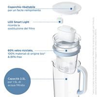 Brita Glazen Waterfilterkan 2.4L + MAXTRA PRO Waterfilter Wit/Transparant - thumbnail