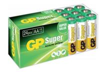 GP 03015AB24 LR03 Micro AAA Super Alkaline accu Doos 24x AA groen, oranje, wit - thumbnail
