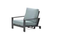 Lincoln verstelbare fauteuil stoel carbon black/mint grey Garden Impressions - Garden impressions - thumbnail