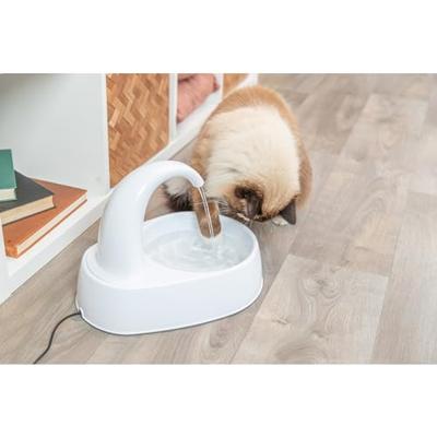 Trixie drinkfontein curved stream kunststof wit