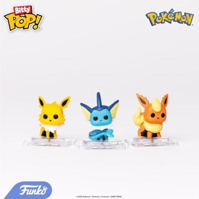 Pokémon Funko Bitty Pop! 4-Pack: Pikachu / Vaporeon / Caterpie / Cubone