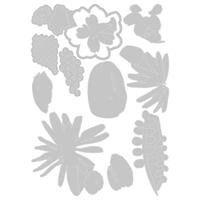 Sizzix • tim holtz thinlits die set modern floristry 11pcs - thumbnail