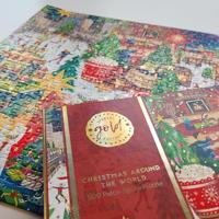 Intro Gibson kerst puzzel christmas around the world 1000 stukjes - thumbnail