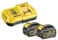 DeWalt DCB118T2-QW Starterset - DCB118 snellader voor 18V en FLEXVOLT accu&apos;s + 2x Accu DCB546 - DCB118T2-QW - thumbnail