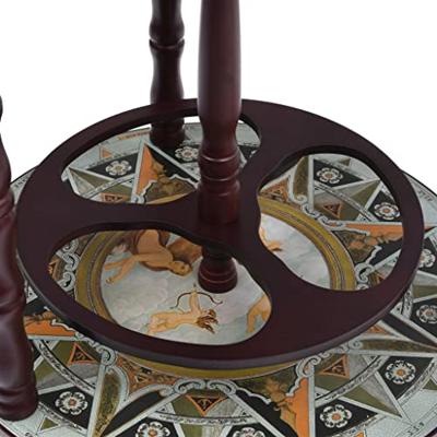 Globebar eucalyptushout blauw Globebar eucalyptushout blauw