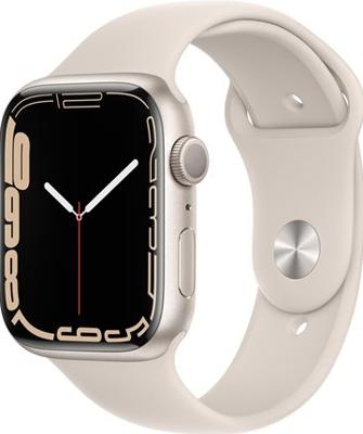 Refurbished Apple Watch Series 7 45 mm Wit Licht gebruikt