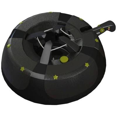 F-H-S International R300 Pro Nature 3 Kerstboomstandaard Hoogte boom (max.) 3 m Kabeltechniek met voetpedaal Waterpeilaanduiding