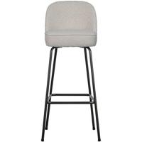 WOOOD Barkruk 'Vogue' Bouclé, kleur Naturel (zithoogte 80cm) - thumbnail