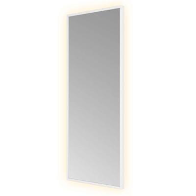 Hotbath &MORE Spiegel direct en indirect LED color changing dimbaar met afstandsbediening Mat wit SQU380WH