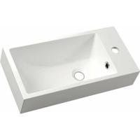 Fontein Sapho Small Rechthoekig 50x10x25 cm Links Keramiek Wit Sapho - thumbnail