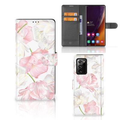 Samsung Galaxy Note20 Ultra Hoesje Lovely Flowers | Portemonnee hoesje