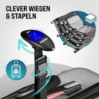 Reiskoffers Zilver 4-delig ABS met gratis accessoires - thumbnail