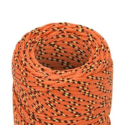 VidaXL Boottouw 2 mm 25 m polypropyleen oranje
