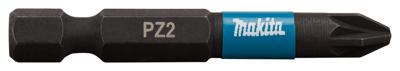 Makita Accessoires B-63753 | Slagschroefbit | PZ2x50mm X Impact Black - B-63753