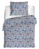 Dekbedovertrek set - Blauw - thumbnail