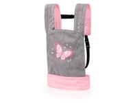 Bayer design poppen-draagriem (Grijs/lichtroze) - thumbnail