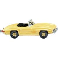 Wiking 083409 H0 Auto Mercedes Benz 300 SL Roadster - geel - thumbnail