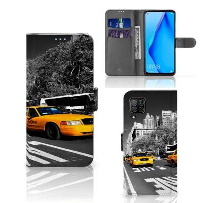 Huawei P40 Lite | Flip Cover | New York Taxi Huawei P40 Lite | Flip Cover | New York Taxi