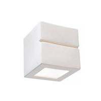 Sollux Wandlamp Leo Line E27 gips wit - thumbnail