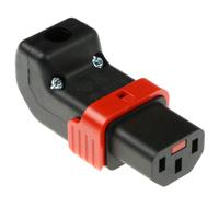 ACT SFO67A C13 IEC Lock+ Rewireable Omhoog/Omlaag Haaks Connector - thumbnail