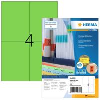 Etiket HERMA 4399 105x148mm A6 groen 400stuks - thumbnail