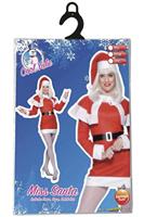 Miss Santa kostuum fleece - thumbnail