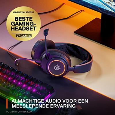 Steelseries Arctis Nova 3 USB Bedraad Zwart Gaming Headset