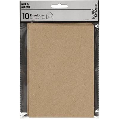 Creativ Company Envelop naturel, 11,5x15cm, 10st.
