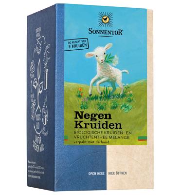 Negen kruiden & vruchten melange bio 18 Zakjes Negen kruiden & vruchten melange bio 18 Zakjes