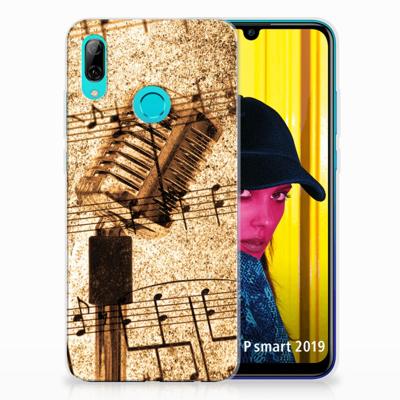Huawei P Smart 2019 | Siliconen hoesje | met foto Bladmuziek