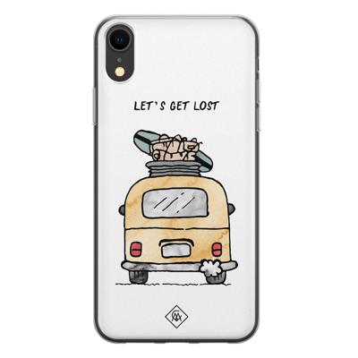 iPhone XR siliconen hoesje - Let's get lost