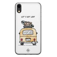 iPhone XR siliconen hoesje - Let's get lost - thumbnail