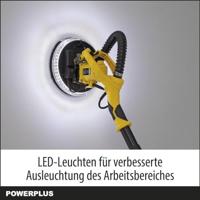 Powerplus POWX0479 handschuurmachine Vlakschuurmachine (disc) Zwart, Geel 2600 RPM - thumbnail