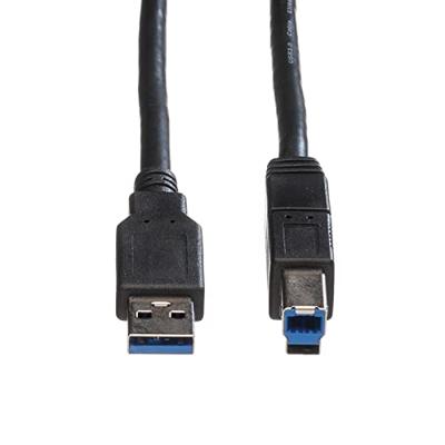 ROLINE USB 3.2 Gen 1 kabel, type A-B, zwart, 1,8 m