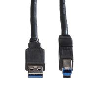 ROLINE USB 3.2 Gen 1 kabel, type A-B, zwart, 1,8 m - thumbnail