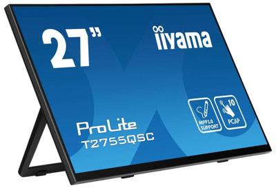 iiyama ProLite T2755QSC-B1 computer monitor 68,6 cm (27") 2560 x 1440 Pixels Quad HD LCD Touchscreen Zwart