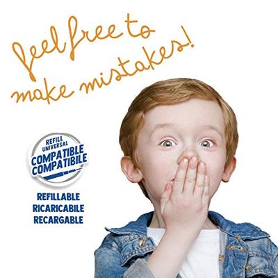 Carioca balpen Oops, medium, uitwisbaar, doos van 12 stuks, blauw