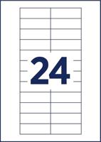 Avery-Zweckform DPC6422A-10 Insteekplaatje naamplaatje 64 mm x 22 mm Wit - thumbnail