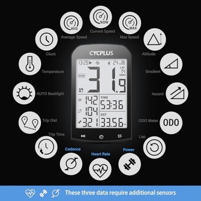 Fietscomputer Cycplus M1 GPS
