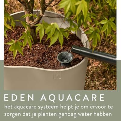 Elho Eden Aquacare High 40 - Grijs - L 43 x B 39 x H 50 cm - Binnen en Buiten - 100% gerecycled