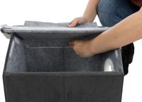 Trixie hondenmand / kattenmand huis livia grijs / wit 50x50x54 cm - thumbnail