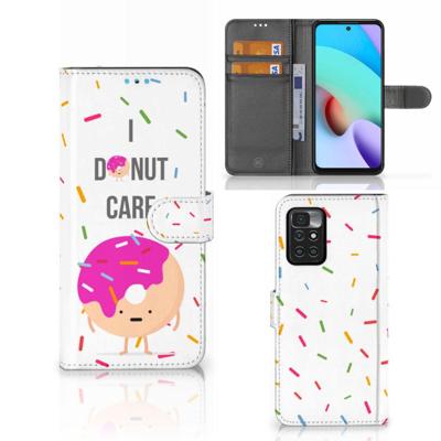 Xiaomi Redmi 10 | Book Cover | Donut Roze Xiaomi Redmi 10 | Book Cover | Donut Roze